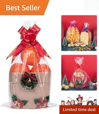 Durable 100 Pack Clear Cellophane Bags 9x12 Perfect for Any Occasion