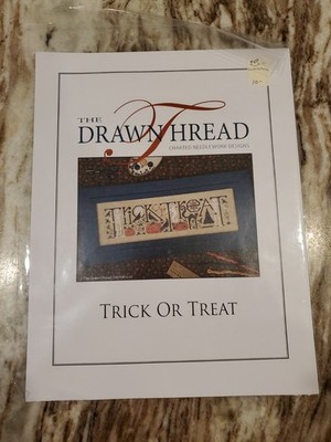 The Drawn Thread Cross Stitch Chart - Trick Or Treat