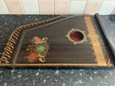 Vintage German Zither Stringed Instrument | eBay UK