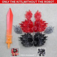 Resin Casting Flame Effect/Sword Upgrade Kit For AOTP Megatronus Fallen Grimlock