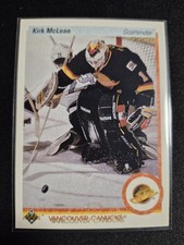Kirk McLean 1990-91 Upper Deck  #278 Canucks NHL