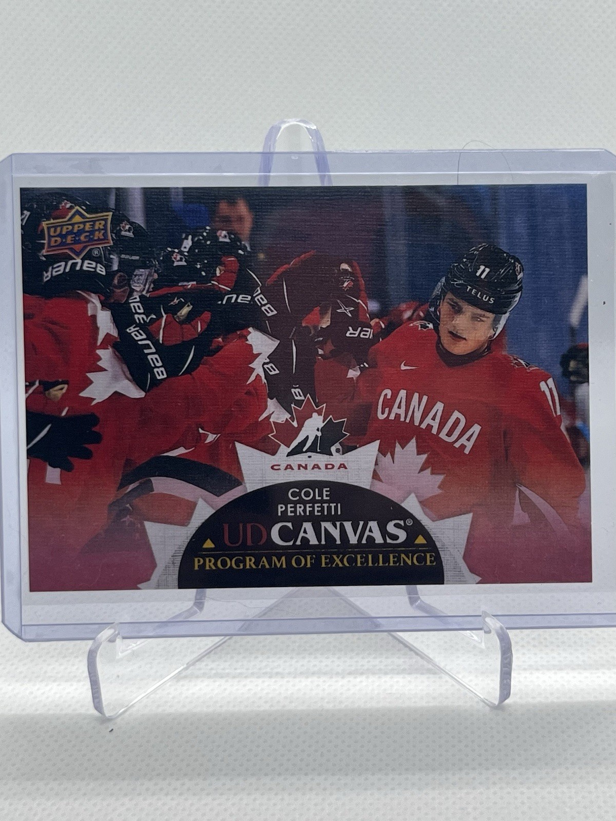 2021 UPPER DECK #C258 COLE PERFETTI UD CANVAS PROGRAM OF EXCELLENCE RC ROOKIE