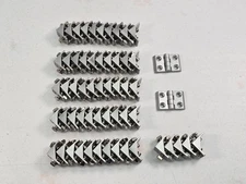 65 Aluminum Corner Brackets w/ Bolts & Nuts for 30x30 T-Slot Extrusion M8
