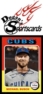 2024 Topps Heritage #537 Michael Busch - Image 1 of 2