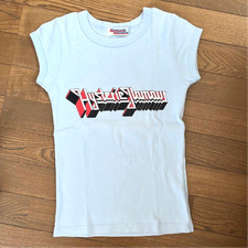Vintage 90s Hysteric Glamour Baby Tee Blue Slim Fit T Shirt Japan