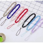 Crystal multi-color selection for mobile phone lanyard with pendant beads new