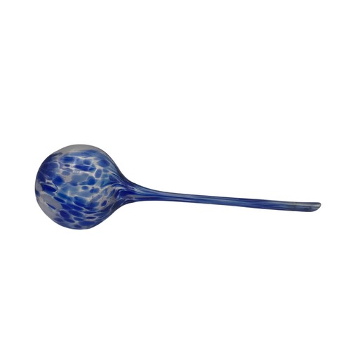 Blue White Hand Blown Glass Watering Bulb Plant Self Watering Decoration Tool
