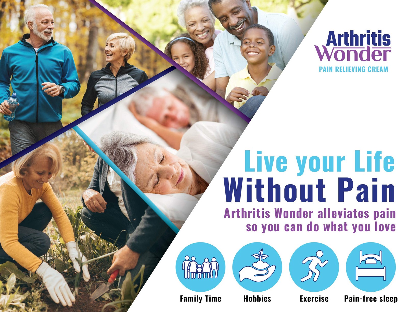 Pain Relief Cream, 4 oz – Arthritis Pain Relief Cream for Hand, Knee, Foot an...