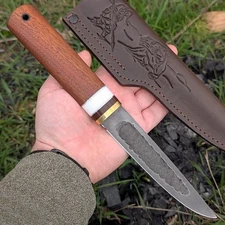 Yakut knife, Forged knife for hunting and fishing (cold-rolled steel) #621