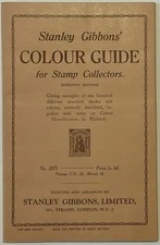 Stanley Gibbons' Colour Guide Improved Edition Set of 100 Stamps 1938 Chart