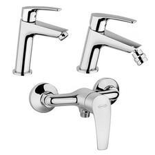Set Rubinetti Jacuzzi per lavabo e bidet senza scarico e doccia esterno serie