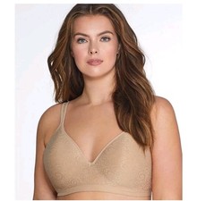 BALI Comfort Revolution Wireless Bra Nude Swirl - Style DF3463 42D Nwot