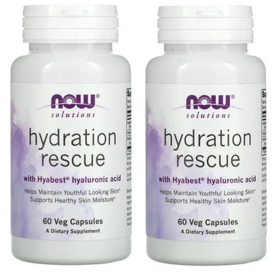 Solutions, Hydration Rescue with Hyabest Hyaluronic Acid, 60 Vcaps *****2 pack**