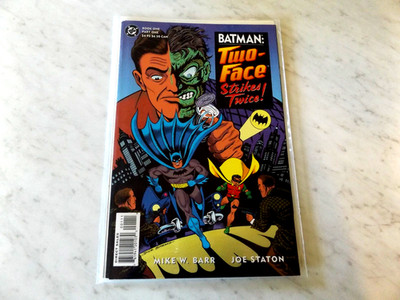 DC  COMIC  BATMAN  TWO FACE STRIKES TWICE   # 1   GRAPHIC NOVEL   NM TO MINT