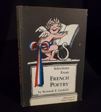 Selections From French Poetry By Kenneth F. Canfield 1965 1st Ed Hardcover Book
