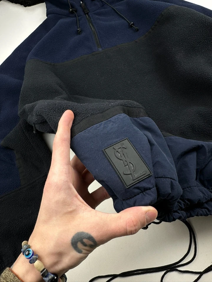 YSL Yves Saint Laurent Vintage fleece Anorak Jacket - Image 3 of 4