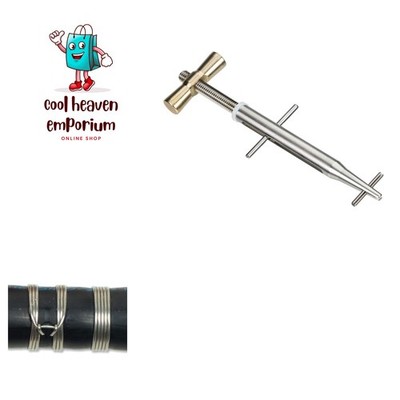 Elegant Bronze T-Bar Nut and Stainless Steel Wire Tool - Ideal for Professionals