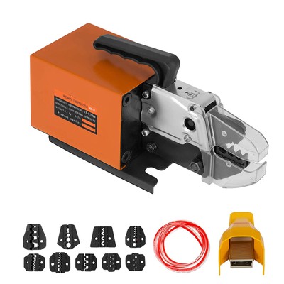 AM-10 Pneumatische Crimpwerkzeuge 10 Sätze Matrizen 1,3t Orange