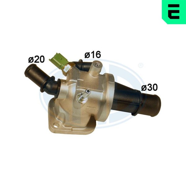 ERA Thermostat KüHlmittel 350002 Mit GehäUse FüR Ford KA RU8 Tdci Fiat Panda 500-image