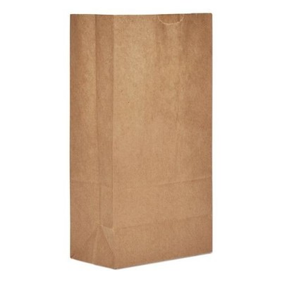 Ross & Wallace 5# Grocery Paper Bags, 50# Basis Weight, 5.25x3.38x10.94'', 500/PK