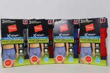 Hanes Men's Boxer Briefs X-Temp Size Small Assorted colors (4 Pack of 3)