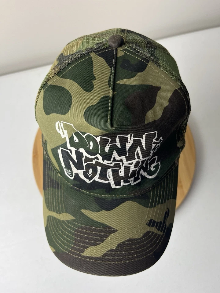 Sombrero de camionero Down To Nothing SnapBack camuflaje Richmond Hardcore Band Tour Foto 4 de 4