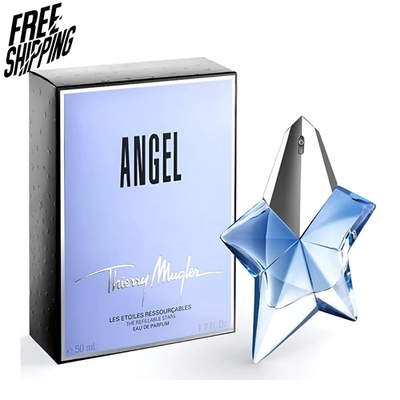 Angel Blue 香水 50ML 星型 ANGEL by Thierry Mugler EDP THE NON REFILLABLE STARS SEALED 1.7oz