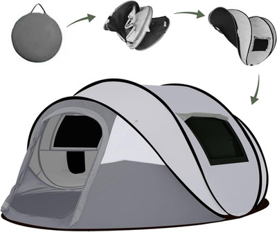 Instant Pop up Camping Tent, 4-6 Person Tents,Automatic Set up Tent in 3 Seconds