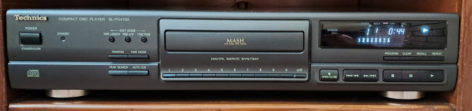 Technics SL-PG470A CD-Player MASH Stereo , RCA