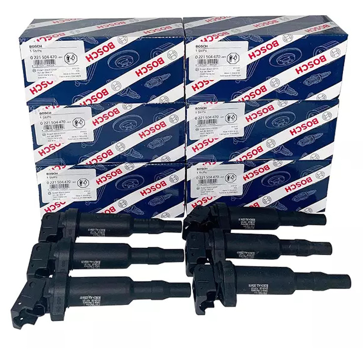 OEM 6X Ignition Coils For Bosch BMW 325i 328i 335 525 528 530 535 0221504470