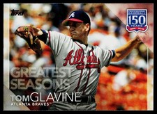 2019 Topps Update Tom Glavine 150 Years of Professional Baseball #150-82 Braves