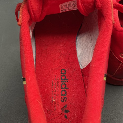 Baskets Adidas Continental 80 rouge choc style rétro homme taille 12 US - Sympa ! - Photo 7/10