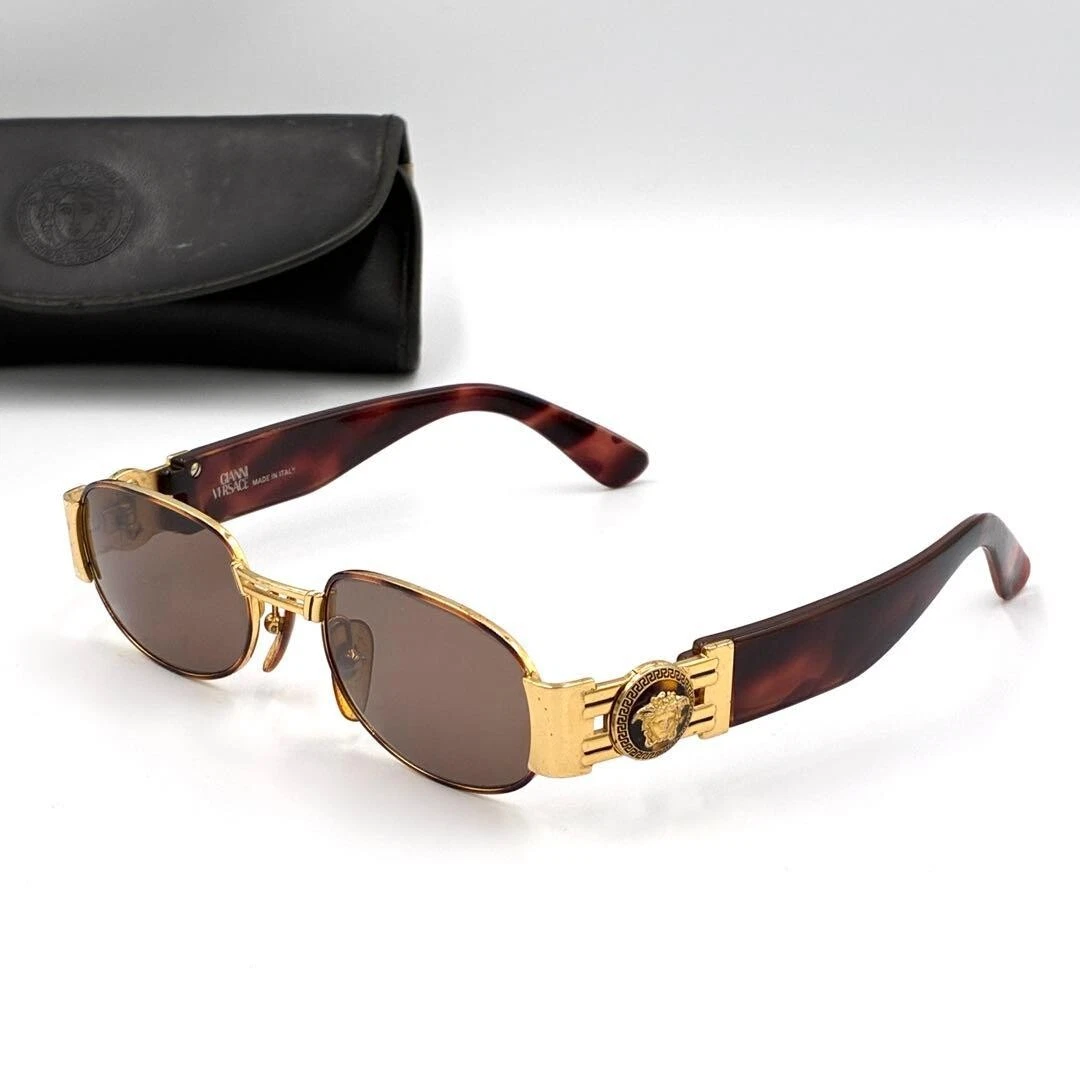 Versace Gold with Vintage Sunglasses for Women for sale | eBay