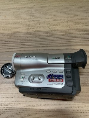SAMSUNG SCM52 CAMCORDER 8MM ANALOGUE VIDEO CAMERA VIDEO8 TAPE UNTESTED