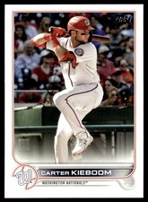 2022 Topps Carter Kieboom Washington Nationals #580