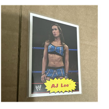 Topps 2012 Heritage WWE AJ Lee #1 Base Set Wrestling Sports Trading Card