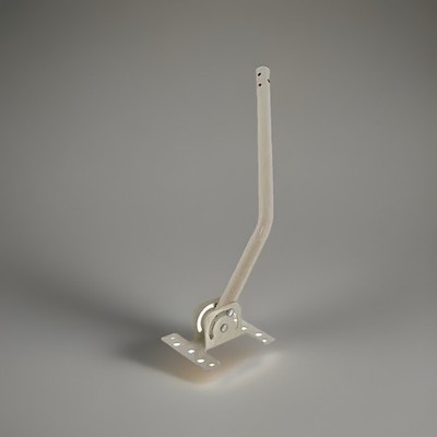 MOUNT MOUNTING POLE MAST FOR ANTENNA SATELLITE J-MOUNT DISH OUTDOOR WHITE COLOR