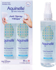 Toilet Tissue Mist, Eco-Friendly  Non-Clogging Alternative to Flushable Wipes S