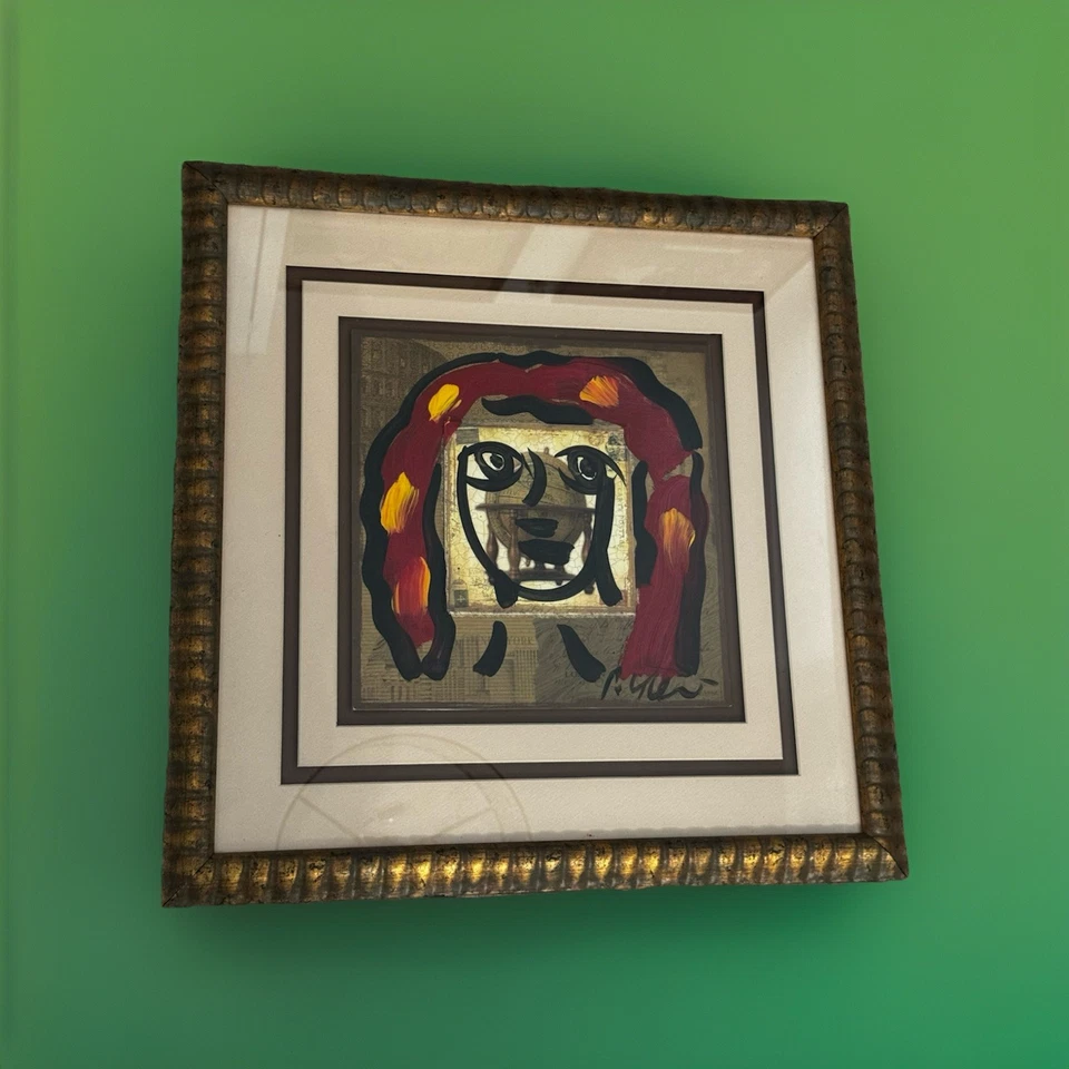 PETER R. KEIL - PINTURA ORIGINAL - ENMARCADO 22”x22” Foto 4 de 4