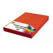 Technisches Papier A4 200g rot intensiv 50 Blatt