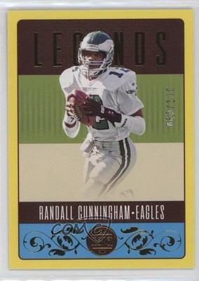 2023 Panini Legacy Legends Yellow 60/150 Randall Cunningham #139 14mq
