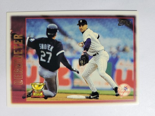Derek Jeter 1997 Topps #13 Gold Rookie Cup New York Yankees - Picture 1 of 2