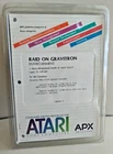 Raid on Gravitron; Atari 400/800/XL/XE; Disk w/manual APX-20267; Plastic cover