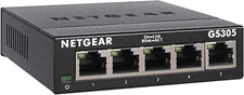 NETGEAR 5-Port Gigabit Ethernet Unmanaged Switch (Gs305) - Desktop Quiet Fanless