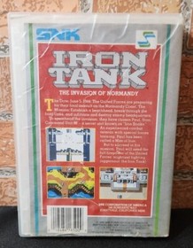 Vintage 1988 Nintendo NES Iron Tank Video Game Tested Working W/ Original Case