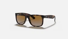 Ray-Ban Justin Classic Matte Havana/Brown Gradient Polarized 54 mm Sunglasses