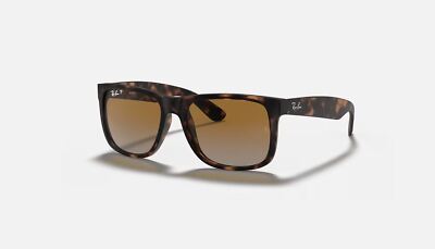 Ray-Ban Justin Classic Matte Havana/Brown Gradient Polarized 54 mm