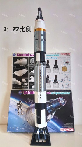 Gemini TitanII Rocket 1:72 Scale Model Finished Painted Spacecraft PLA Figure - Picture 4 of 7