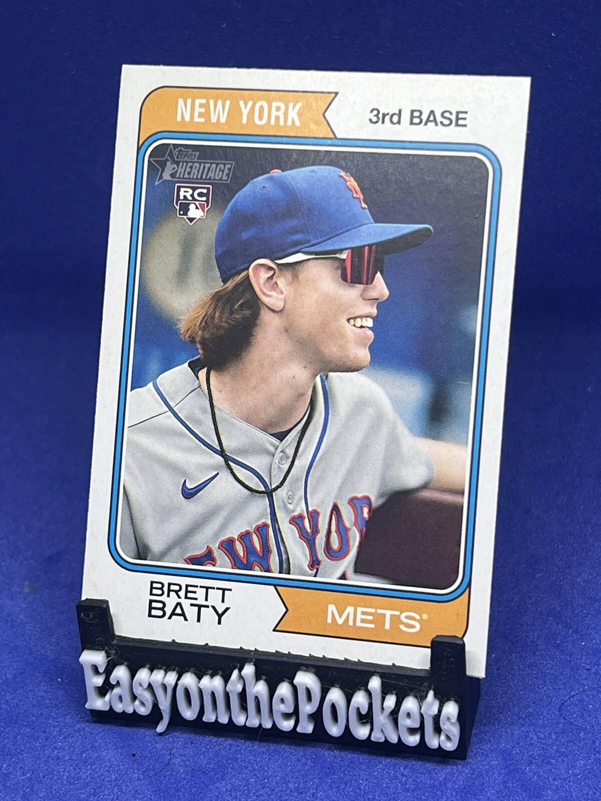 2023 Topps Heritage Brett Baty RC #265 NY Mets