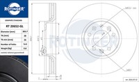 Rotinger 2X Bremsscheibe Vorne Ø304 Mm BelüFtet FüR Peugeot 407 SW 6E_ 2.0 Hdi